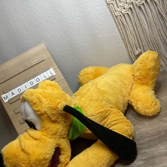 Disney Parks 14” Pluto Stuffed Animal Plush - Picture 3 of 6